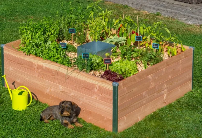 Carré potager bois l170 x l120 x h40
