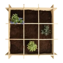 Carré potager en bois 1 mètre x 1 mètre