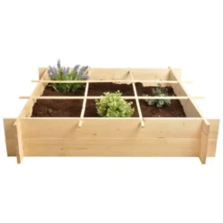 Carré potager en bois 1 mètre x 1 mètre