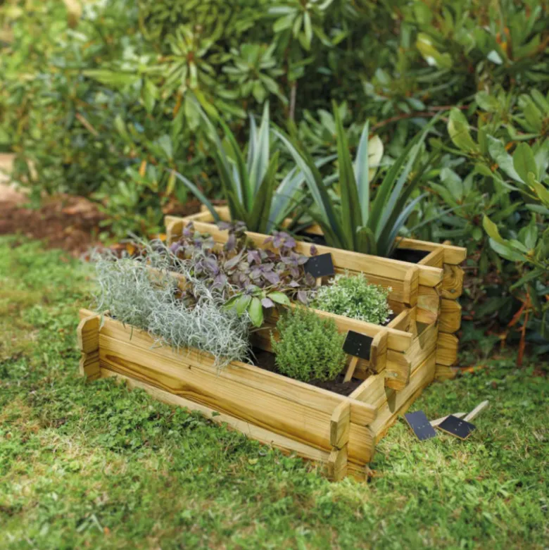 Carré potager en bois traité angelic