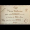 Carte merci maîtresse - texte