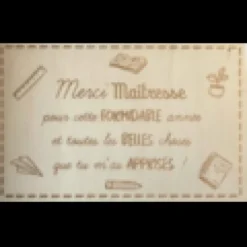 Carte merci maîtresse - texte