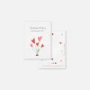 Carte à planter - bouquet de cœurs