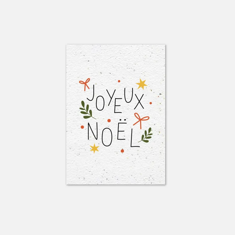 Carte à planter - joyeux noël x mahault