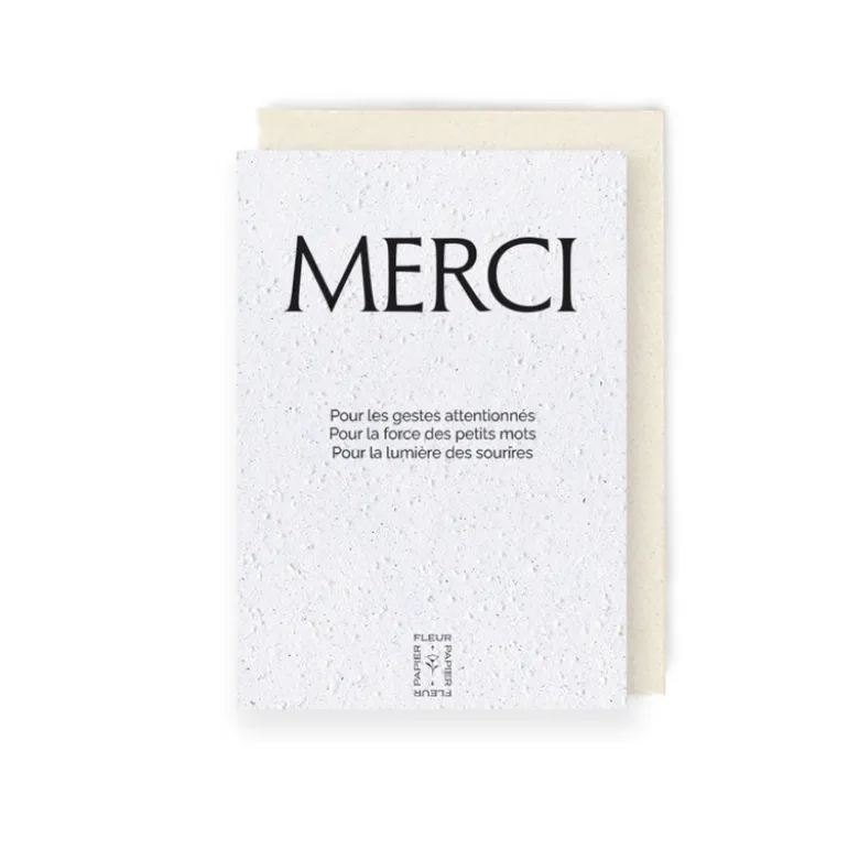 Carte à planter merci
