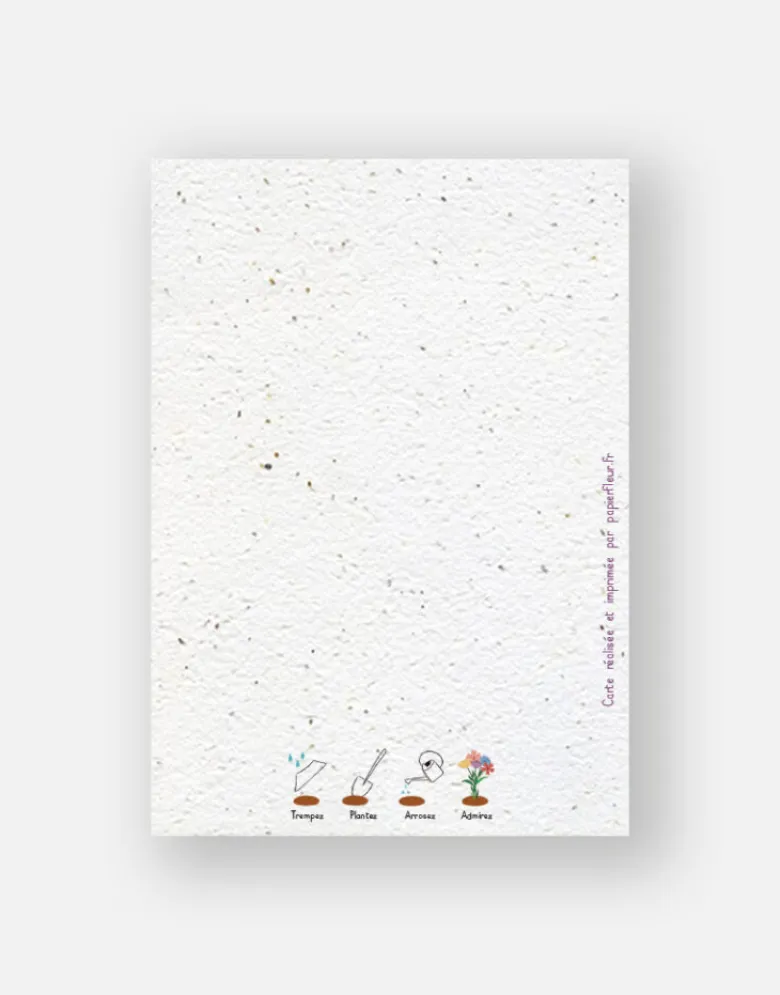 Carte à planter - merci pour cette année