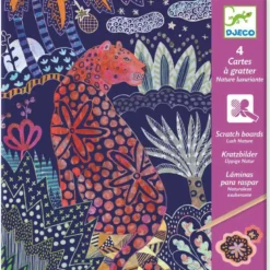 Cartes à gratter nature luxuriante djeco