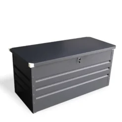 Caseo coffre de rangement gris en acier