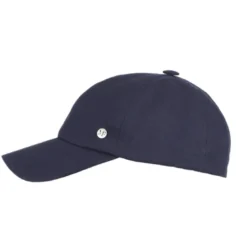 Casquette anti-UV en coton bleu marine 60