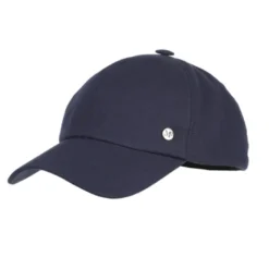 Casquette anti-UV en coton bleu marine 59
