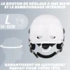 Casque vélo, taille l - blanc