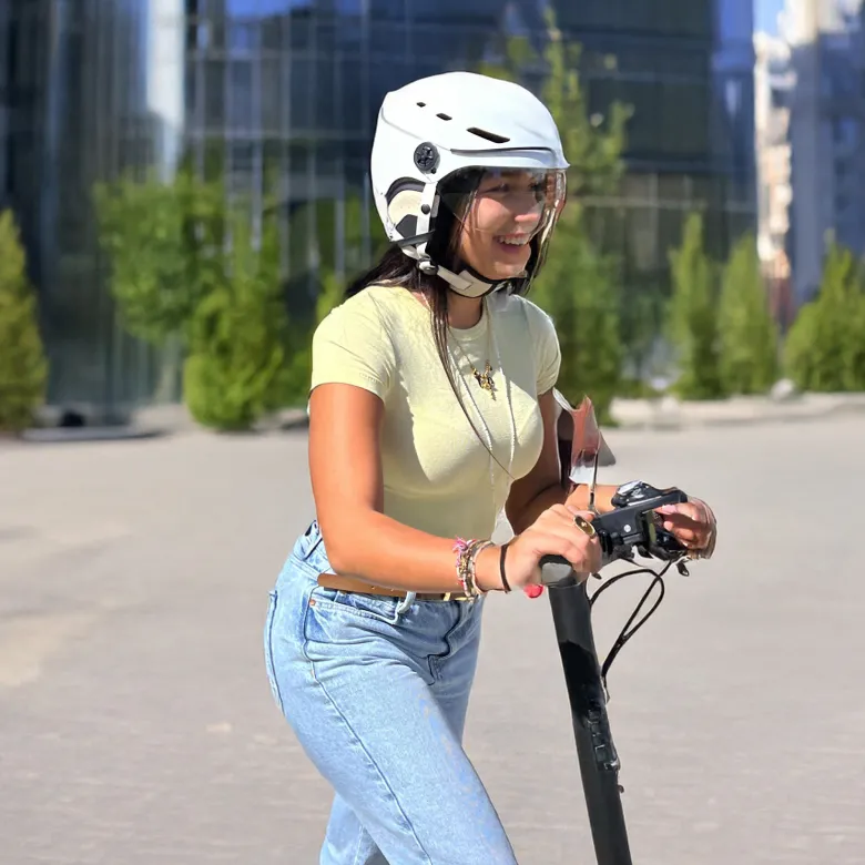 Casque vélo, taille l - blanc