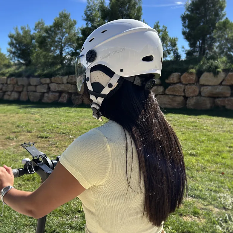 Casque vélo, taille l - blanc