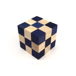 Casse-tête le cube serpent m bleu