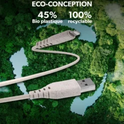 Câble lightning éco conçu