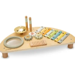 Centre musical en bois multi-activités pour bébé
