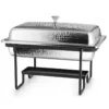 Chafing dish rectangle martelé 4l 40cm