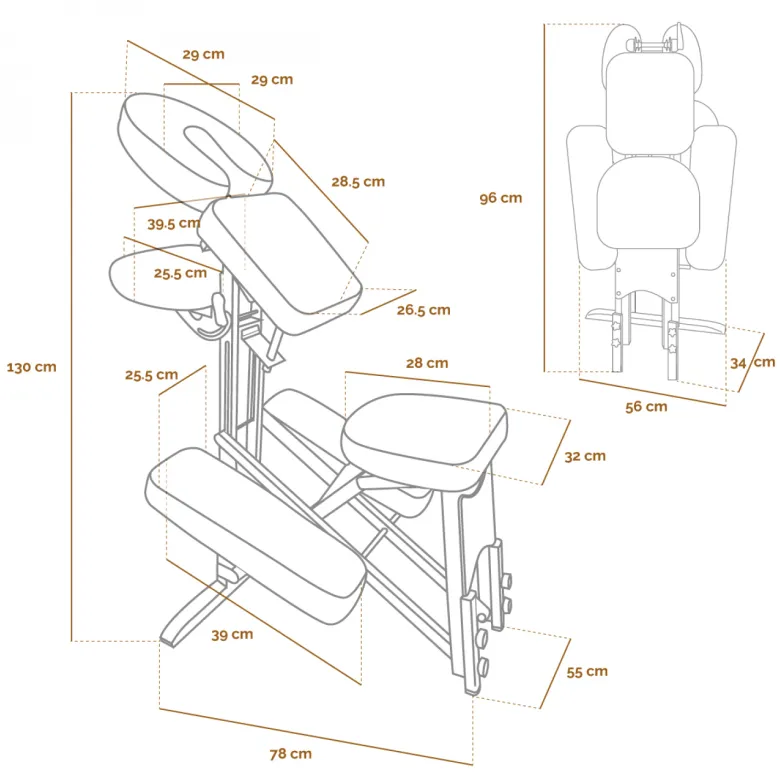 Chaise de massage