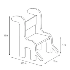 Chaise enfant dino