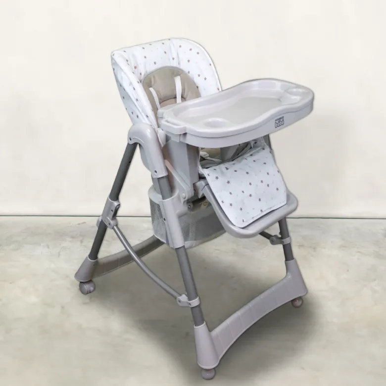 Chaise haute bébé pliable - étoile