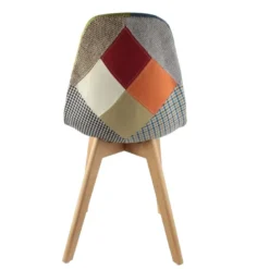 Chaise scandinave patchwork