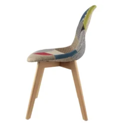 Chaise scandinave patchwork
