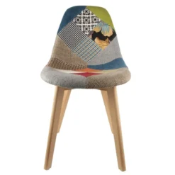 Chaise scandinave patchwork