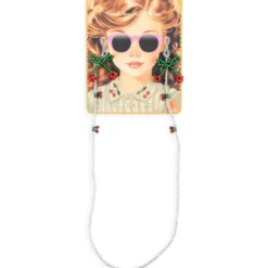 Chaîne de perles pour lunettes de soleil enfant cherry