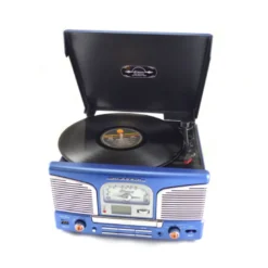 Chaîne hifi rétro platine vinyle multifo