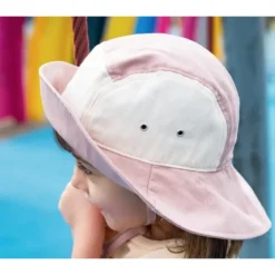 Chapeau anti uv camper rose 43-46cm