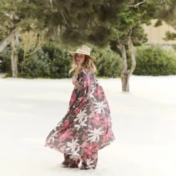 Chapeau de paille unisexe avec bandeau blanc taille ajustable