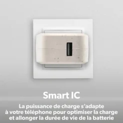 Chargeur secteur 1 usb éco conçu