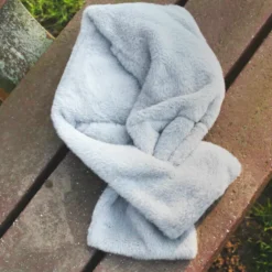 Écharpe chauffante lin lavande micro-ondes chaleur durable velours doux