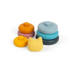 Chat empilable en silicone