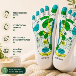 Chaussettes hydratantes réflexologie