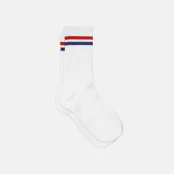 Chaussettes retro french white