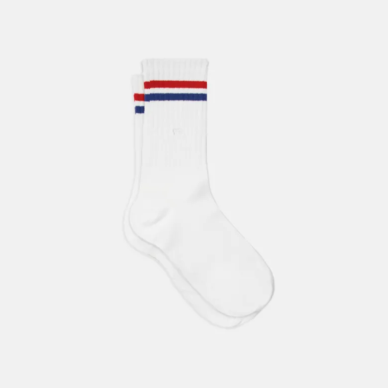 Chaussettes retro french white