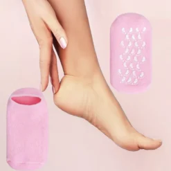 Chaussettes spa hydratantes roses