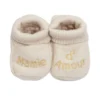 Chaussons bébé #e0cda9 0 1 mois
