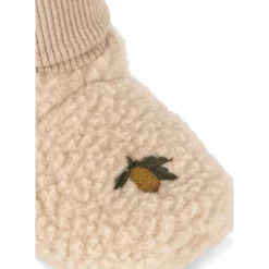 Chaussons bébé polaire safa oxford tan (3-6 mois)
