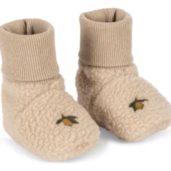 Chaussons bébé polaire safa oxford tan (3-6 mois)