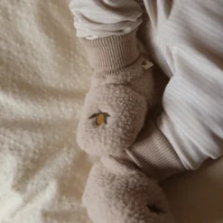 Chaussons bébé polaire safa oxford tan (3-6 mois)