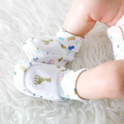 Chaussons blanc 0 1 mo