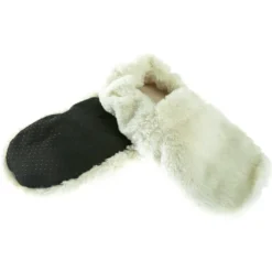Chaussons chauffants beiges