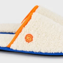 Chaussons en sherpa orange t40-41