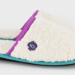 Chaussons en sherpa violet t36-37