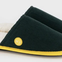 Chaussons en velours vert t38-39