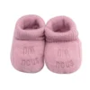 Chaussons naissance - mini nous #d6bab2