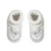 Chaussons naissance - petit lapin #fffff