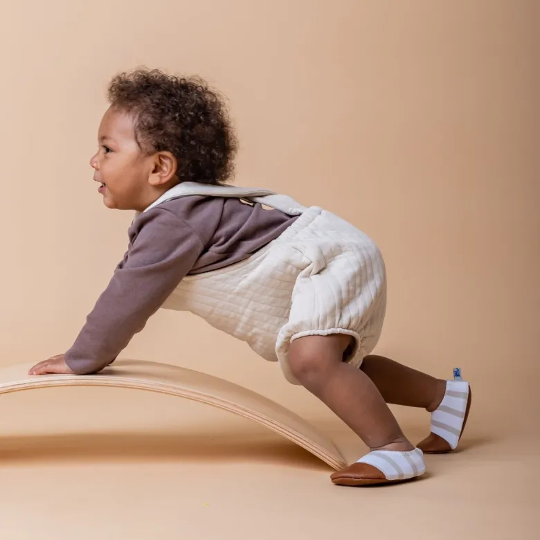 Chaussons tout-terrain les petits marins camel (pointures 21-23)